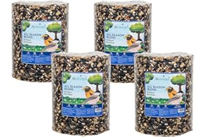 JCs Wildlife All Season Blend Premium Bird Seed 4.5 lb Large Cylinder (4)