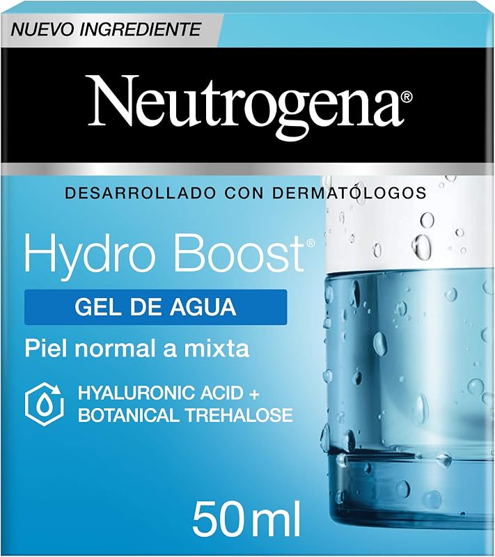 , Gel aqueux Hydro Boost, peau normale à mixte, hydratation non grasse durable, avec acide hyaluronique et tréhalose d'origine naturelle, développé avec des dermatologues, 50 ml