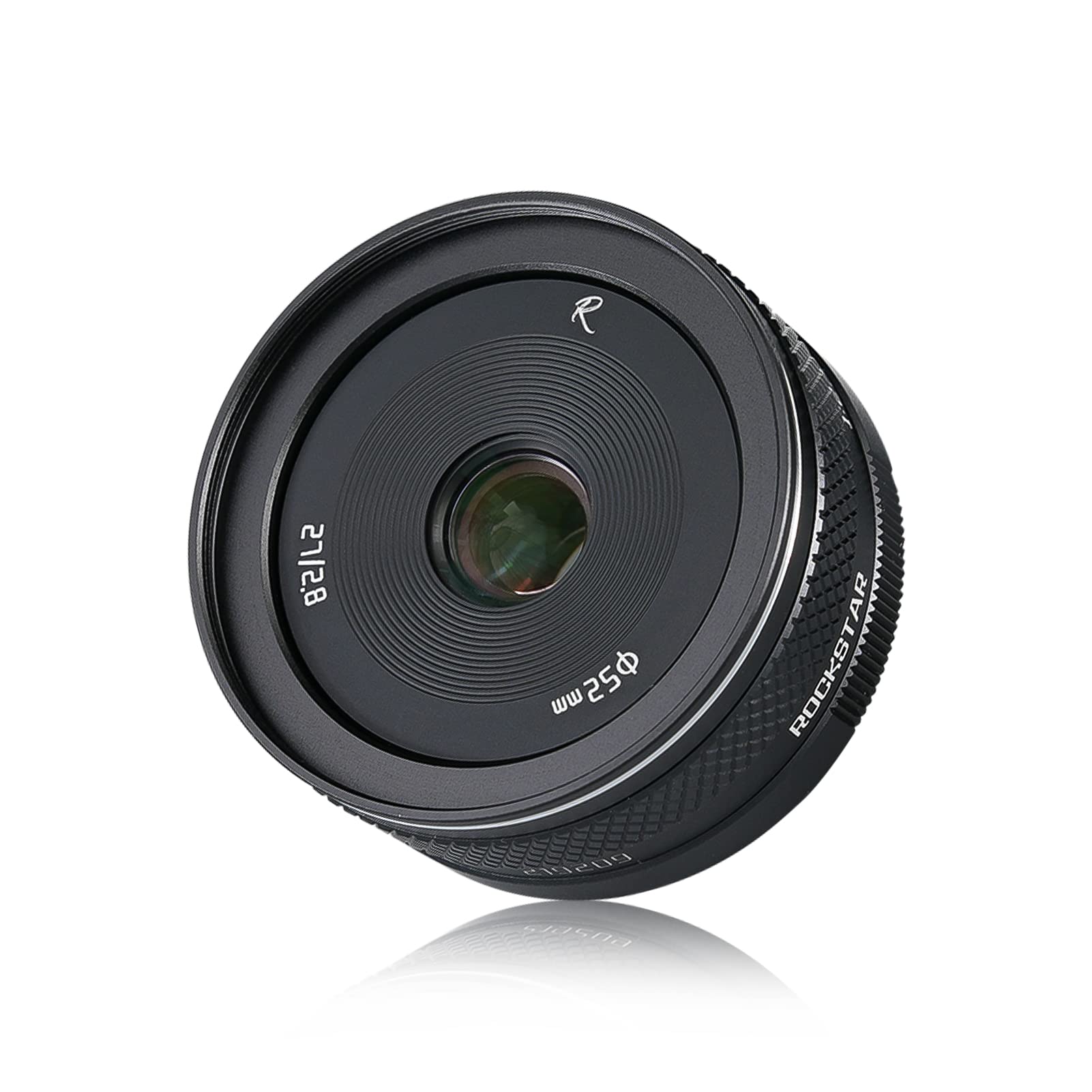 AstrHori 27mm F2.8 II Large Aperture APS-C Manual Inner Focus Prime Lens with Filter Slot Compatible with Fuji Fujifilm X-Mount Mirrorless Camera X-PRO1,X-E1,X-E2,X-E3,X-H1,X-T1,X-T10,X-T2(Black)