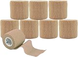 ANAMPION 8 Rolls Self Adhesive Bandage 5cm x 4.5m Flesh Color