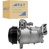 RYC New Automotive Air Conditioning Compressor and A/C Clutch AIH398 | Fits Ram ProMaster City 2.4L 2015-2019
