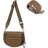 Pallocoo Checkered Crossbody Bum Bags for Women, Nylon Sling Bags with Shoulder Strap, Large Capacity Checkered Purse Bag