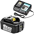 ANTRobut 18V Replacement for Makita 18V Batteries 5Ah, and DC18RC 18V Charger Compatible with Makita Battery BL1830 BL1840 BL