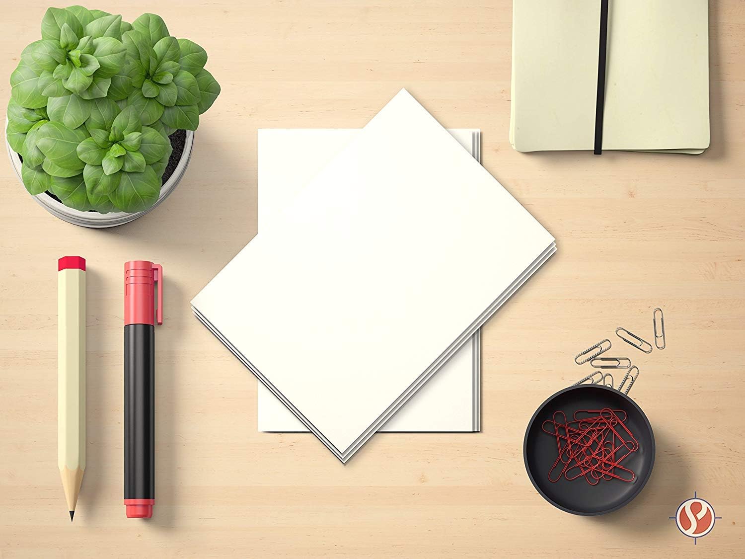 White Heavyweight - Extra Thick Card Stock Paper | Great For School And Holiday Craft Projects, Business cards, Stationary printing | 8.5 x 11 Inches | 100lb Cover (270gsm) | Bulk Pack of 100 Sheets : Office Products