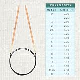 KnitPro Basix Beech Fixed Circular Needles 16in 3.50mm view 4