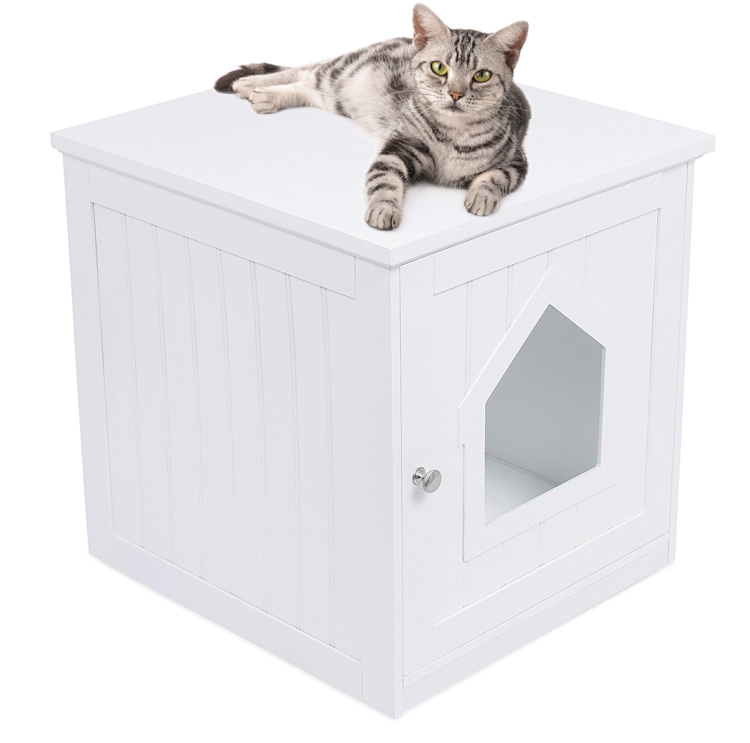 Best Decorative Cat House & Side Table Cat Home Nightstand