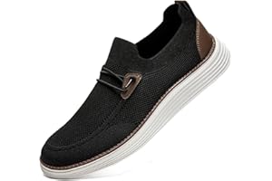 WYGRQBN Men Loafers Slip on Shoes Walking Boat Shoes Non Slip Driving Shoes Casual Sport Shoes Sneakers Lightweight Comfortab