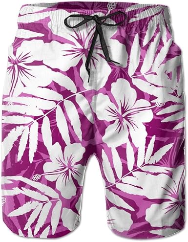 mens hawaiian swim trunks