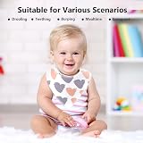 Newthinking 10 Pack Baby Bandana Bibs 6-24 Months 100% Cotton with Adjusting view 6
