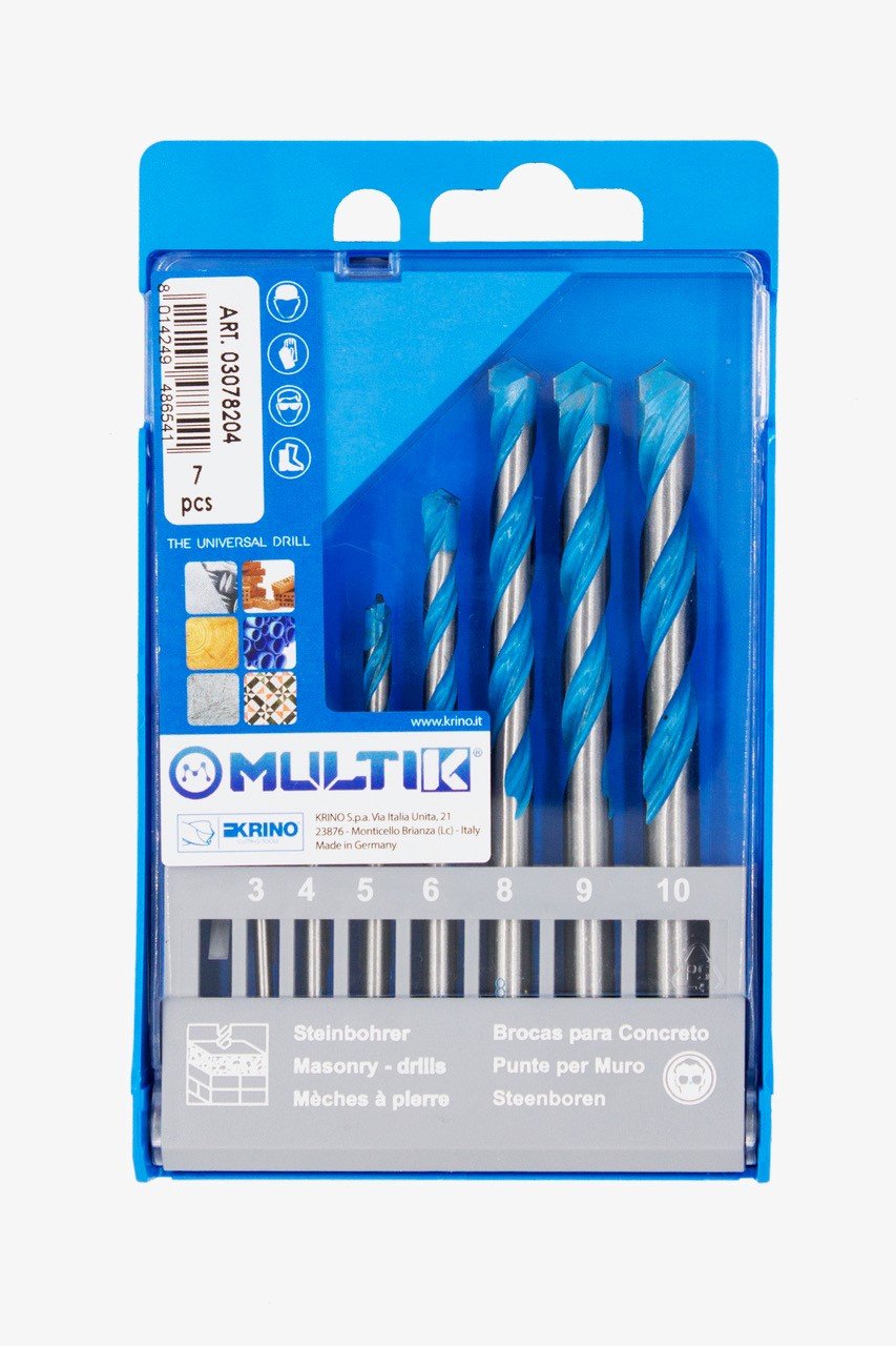 KRINO 03078204 Multi-Purpose MULTIK Bit Set (7 Pieces)