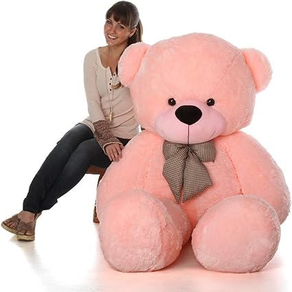 Lovebug Very Soft Lovable/Huggable Teddy Bear for Girlfriend/Birthday Gift/Boy/Girl - 3 Feet (91 cm, Pink)