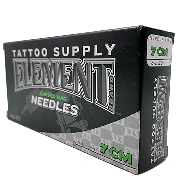 Amazon Com 7cm Curved Magnum Shader Box Of 50 Element Tattoo Supply Needles Tattooing Products Beauty