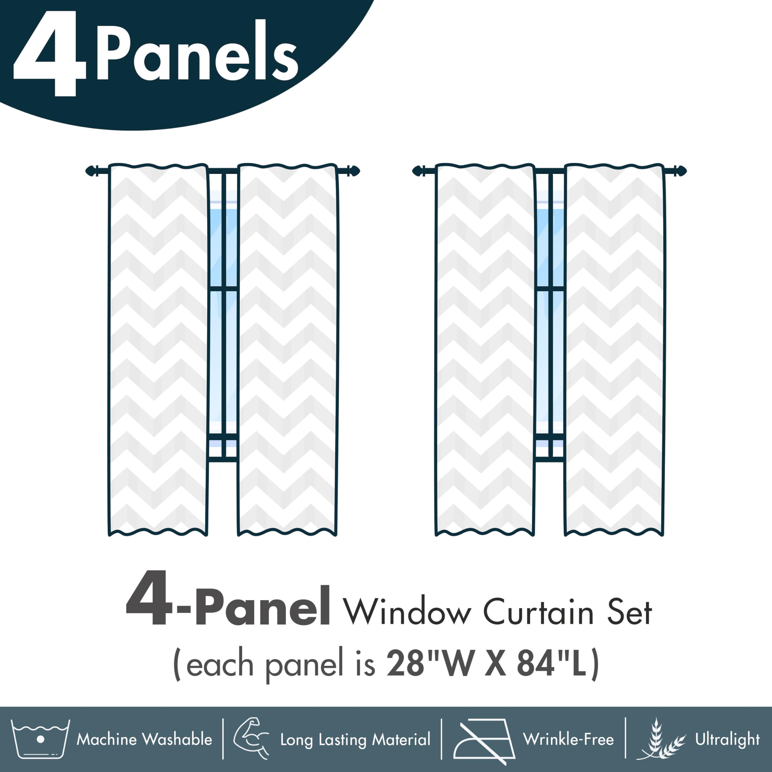 Ambesonne Abstract Window Curtains Pack of