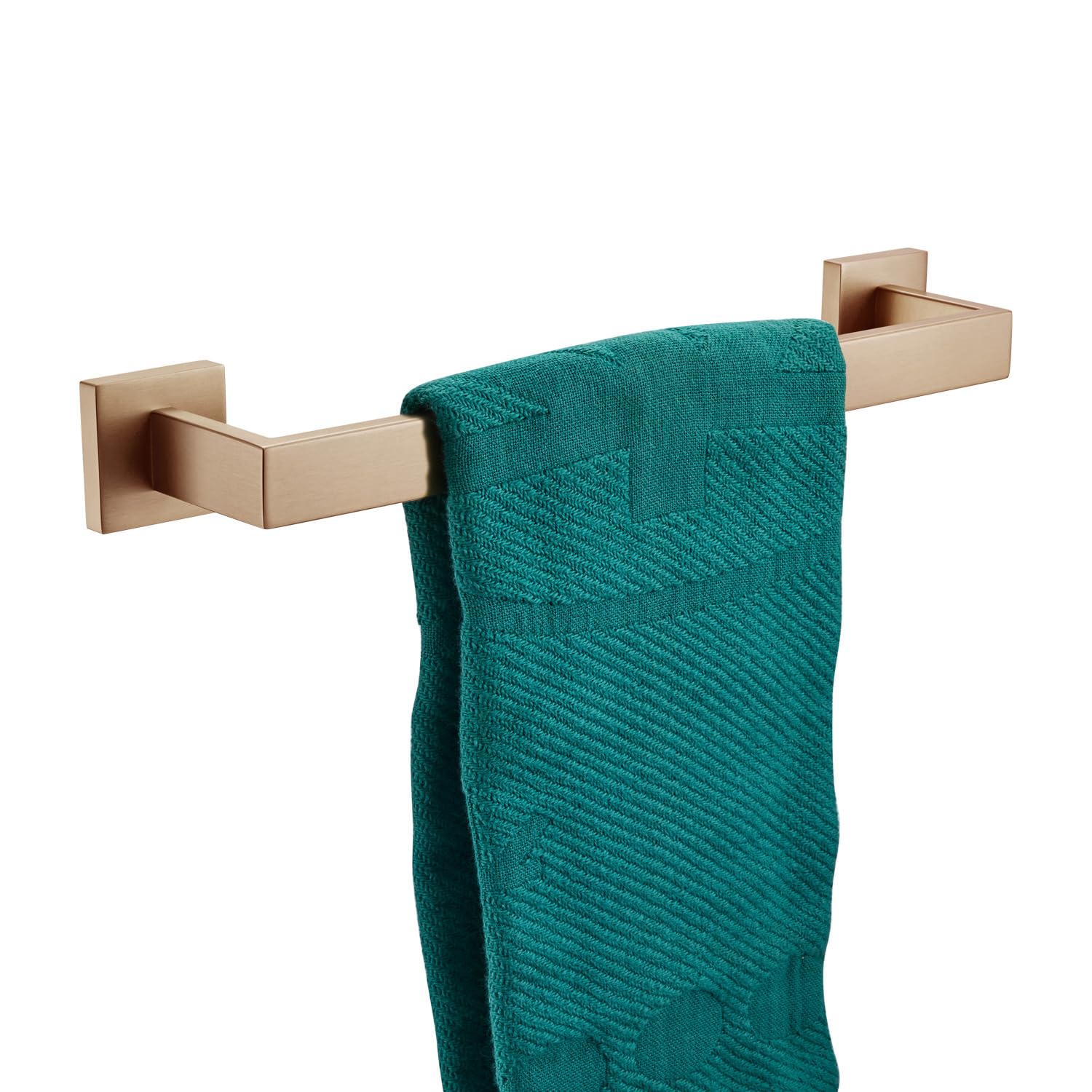 Photo 1 of KOKOSIRI 12-Inch Towel Bar for Bathroom Kitchen Towel Holder Wall Mounted SUS304 Stainless Steel Towels Rack, Champagne Bronze B4003CPG-L12