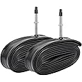 2-PCS 27.5" Heavy Duty Bike Tire Tubes 27.5x1.75/2.40 FV48MM Presta Valve 45/62-584 Inner Tubes Compatible with 27.5x1.75/1.90/1.95/2.10/2.125/2.20/2.25/2.30/2.35/2.40 Bike Bicycle Tires Tubes