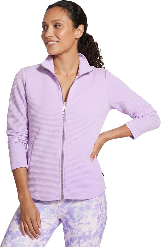The Gowalk Shine - Chaqueta para mujer, color morado, talla M, Morado (, M