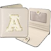 RNIEGA Initial Wallet Women Small Teen Girl Gifts Trendy Stuff Girls Wallets Personalized Christmas Birthday Gift for Women Friends Daughter Granddaughter 6 7 8 9 10 11 12 13 Year Old Gold A