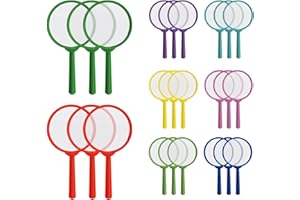 24Pcs Kids Magnifying Glasses Plastic Magnifier Colorful Hand Lens 5X Mini Magnifying Glass for Children Science Class Reading Outdoor Observation Party Favor IRCHLYN (8 Colors)