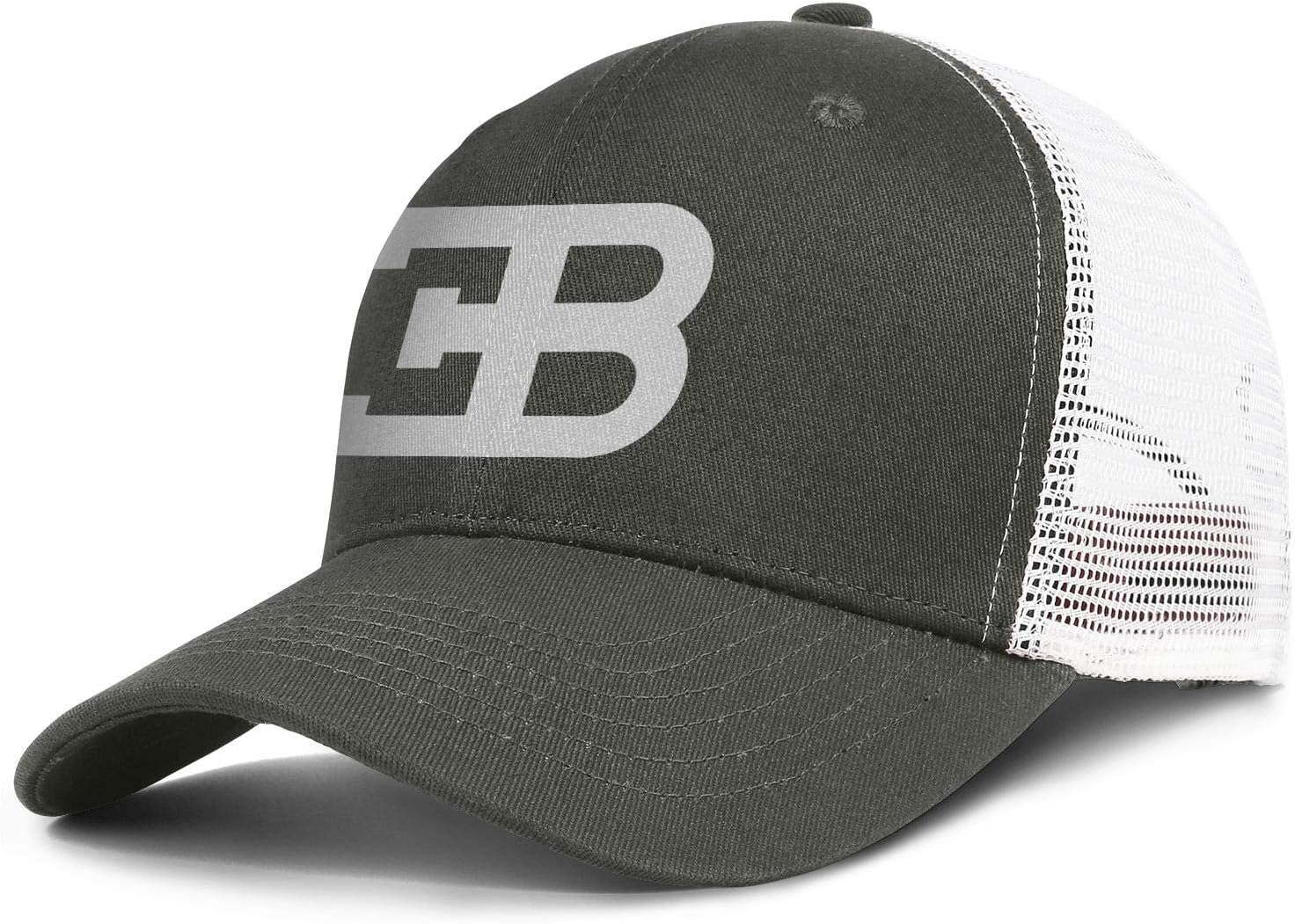 QYLK Bugatti-Logo- Men Womens Mesh Ball Cap Adjustable Snapback Beach Hat