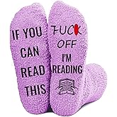 PartyGalore Reading Socks with Gift Box, Book Socks Women, Book Lover Gifts for Women, Reading Gifts for Teacher, Students