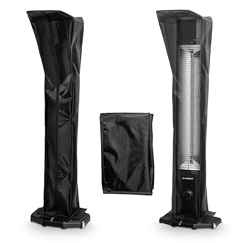 Haimmy Patio Heater Covers with Zipper, Waterproof, Dustproof