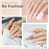 Modelones 8-in-One Nail Builder Gel Kit with Mini Lamp 6 Colors Pink Clear view 4