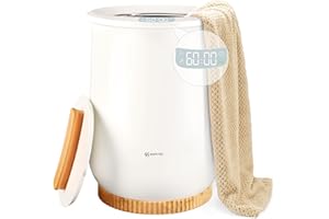 Keenray Upgraded Towel Warmer Bucket, Towel Warmer for Bathroom with 3 Heating Modes, Heat Time 30/45/60 Min Adjustable and Up to 24 Hour Delay Timer, Towel Heater for Oversize Bathrobes Blankets