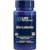 Life Extension® Bio-Luteolin™, Cellular Health, Healthy Aging, bioavailable Formula, Luteolin, Fenugreek Fiber, Gluten Free, Non-GMO, Vegetarian, 30 Capsules