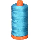 Aurifil A1050-2810 Solid 50wt 1422yds Turquoise Mako Cotton Thread
