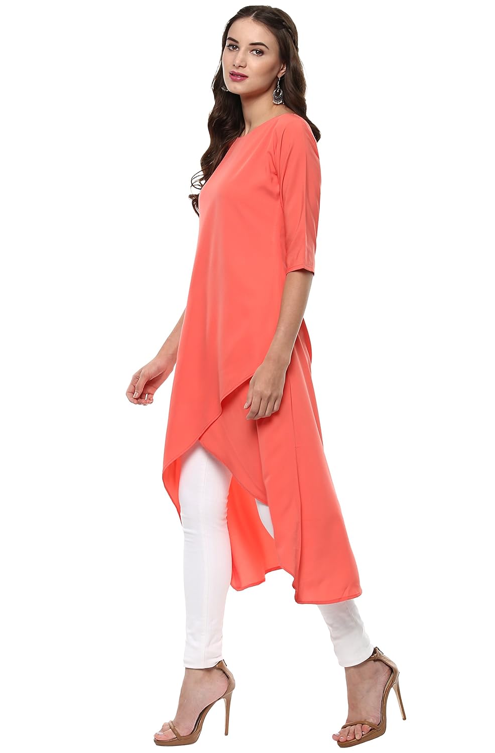 janasya women's polyester kurta