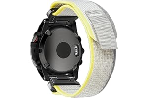 TORBOLLO Compatible With Garmin, Trail Loop Nylon Sport Band For fēnix/Forerunner/Approach/MARQ/quatix/D2 Series Tough Replacement Band For Men