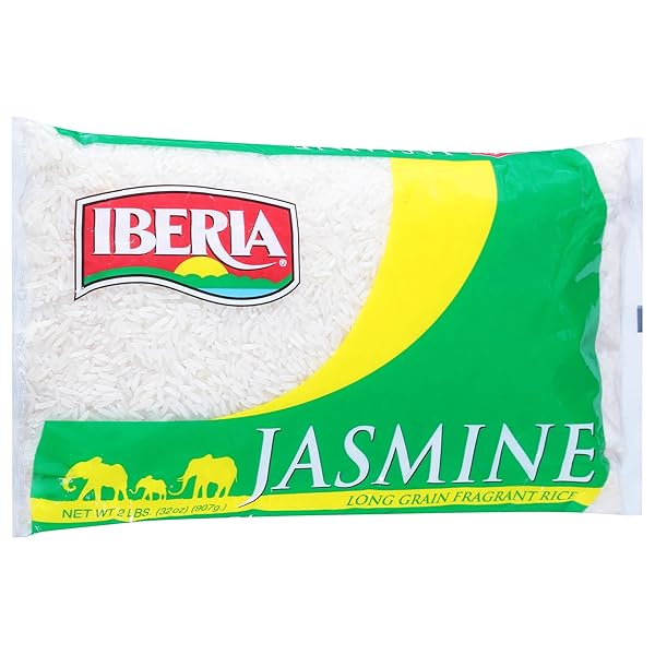 IBERIA JASMINE LONG GRAIN FRAGRANT RICE, 2 POUND