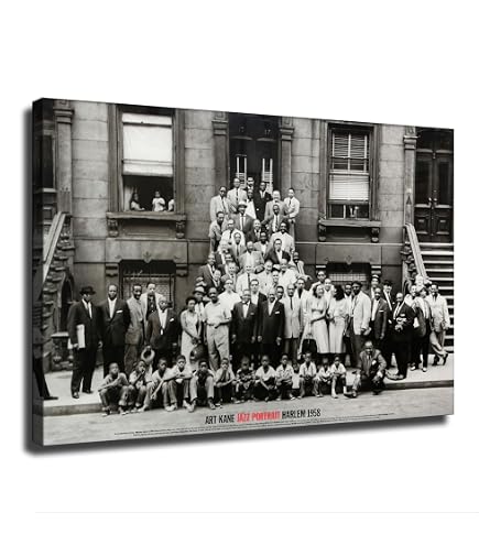 Amazon.com: Jazz Portrait - Harlem, 1958 2X Matted 28x39 Large