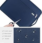 Voova 360° Protective Laptop Sleeve 15.6 inch Waterproof Slim Case Blue view 3