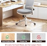 SHAREWIN Office Chair Mat for Hard Floors 120x90 cm with Lip Anti-Slip view 2