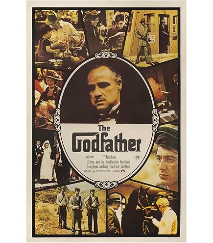 Amazon.com: The Godfather Movie Poster, Anniversary Edition
