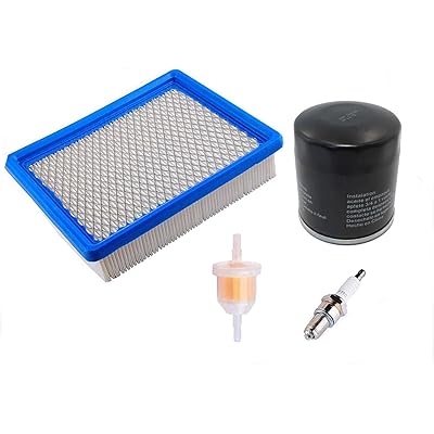 Ketofa Golf Cart DS Tune Up Kit for Club Car DS Gas1992-2004 Models with FE290 Kawasaki Motor with Spark Plug 1015426 Air Oil Fuel Filter