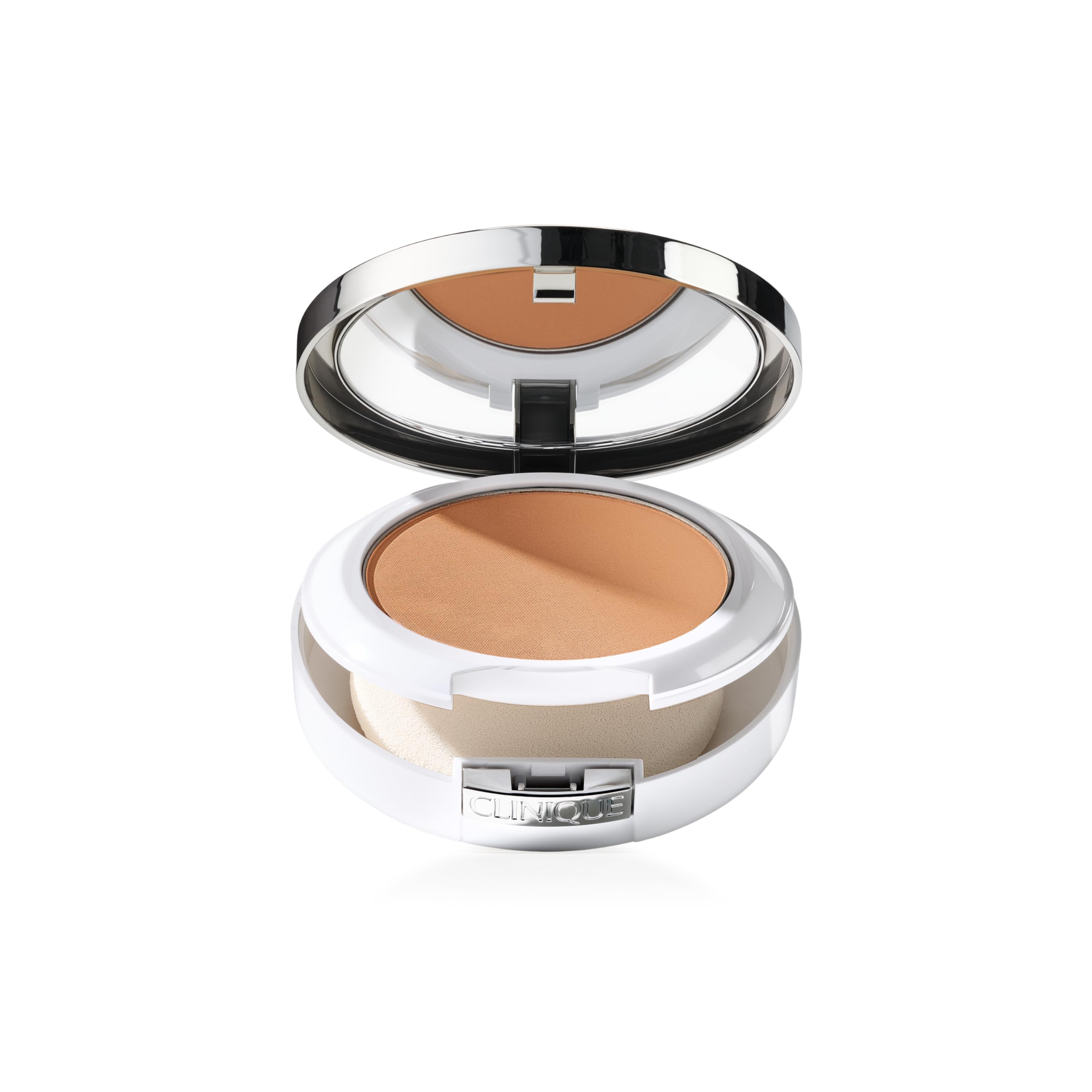 Clinique Beyond Perfecting Powder Lightweight Full Coverage Foundation + Concealer For Dry Combination to Oily Skin Types, Sand, 0.51 Ounce Image