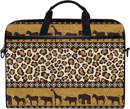 leopard print lightweight suitcase