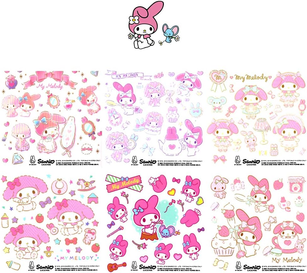 Sanrio Diary Deco Scrapbook Cutting Stickers (Random 1 Pack) : My Melody