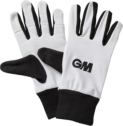Gunn & Moore GM Wicket Keeper Inner Gloves Full Lycra Back Padded Cotton