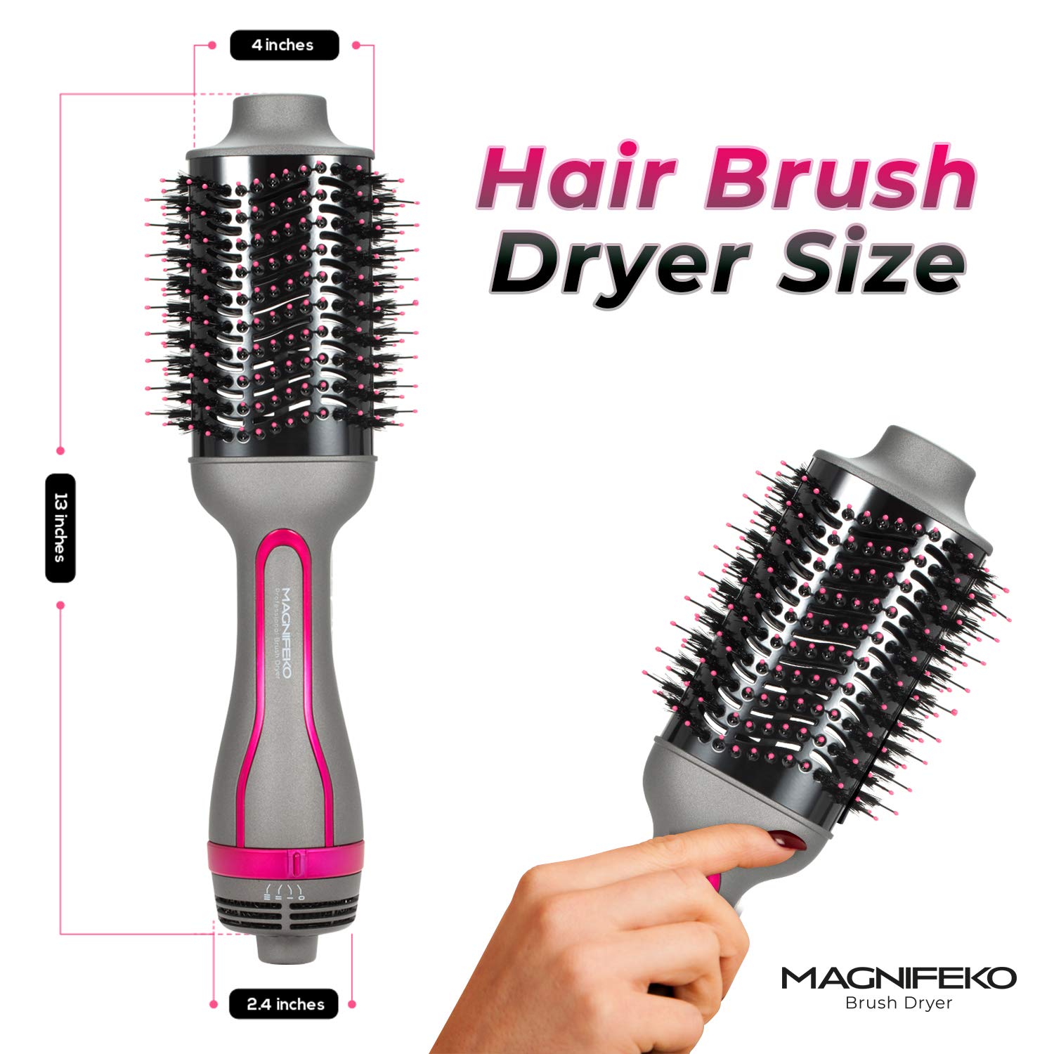 magnifeko hair dryer brush