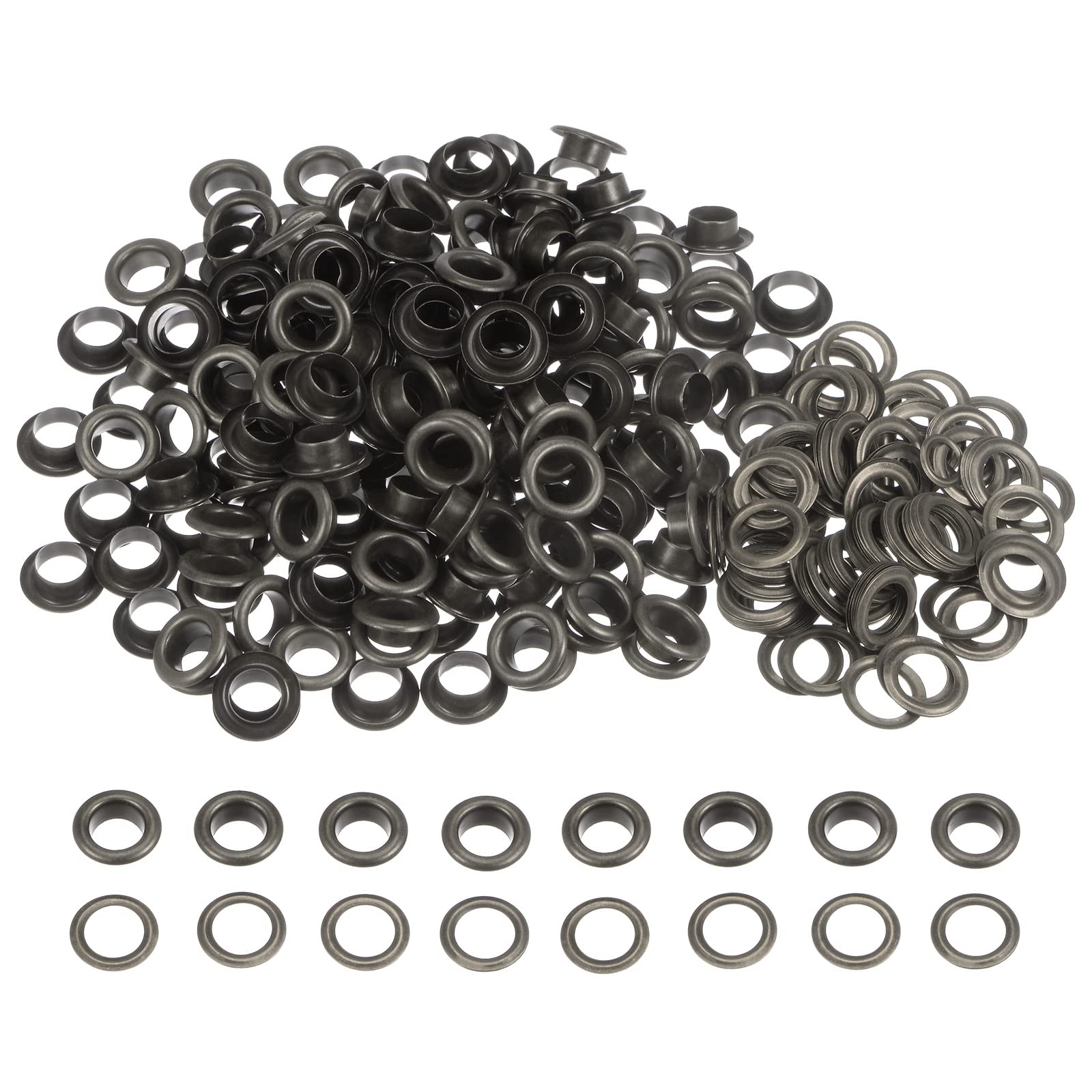 HARFINGTON 200 Set Color Round Grommets 8mm
