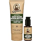 Dr. Squatch Natural Post Shave and Shave Butter for Men (2-Pack) | Men&rsquo;s Shave Butter + Soothing After Shave, Moisturizing, Manly Fragrance (Pine Tar)