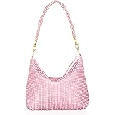 Afashor Fashion Womens Evening Bag Glitter Rhinestone Purse Shiny Clutch Handbag for Party Wedding