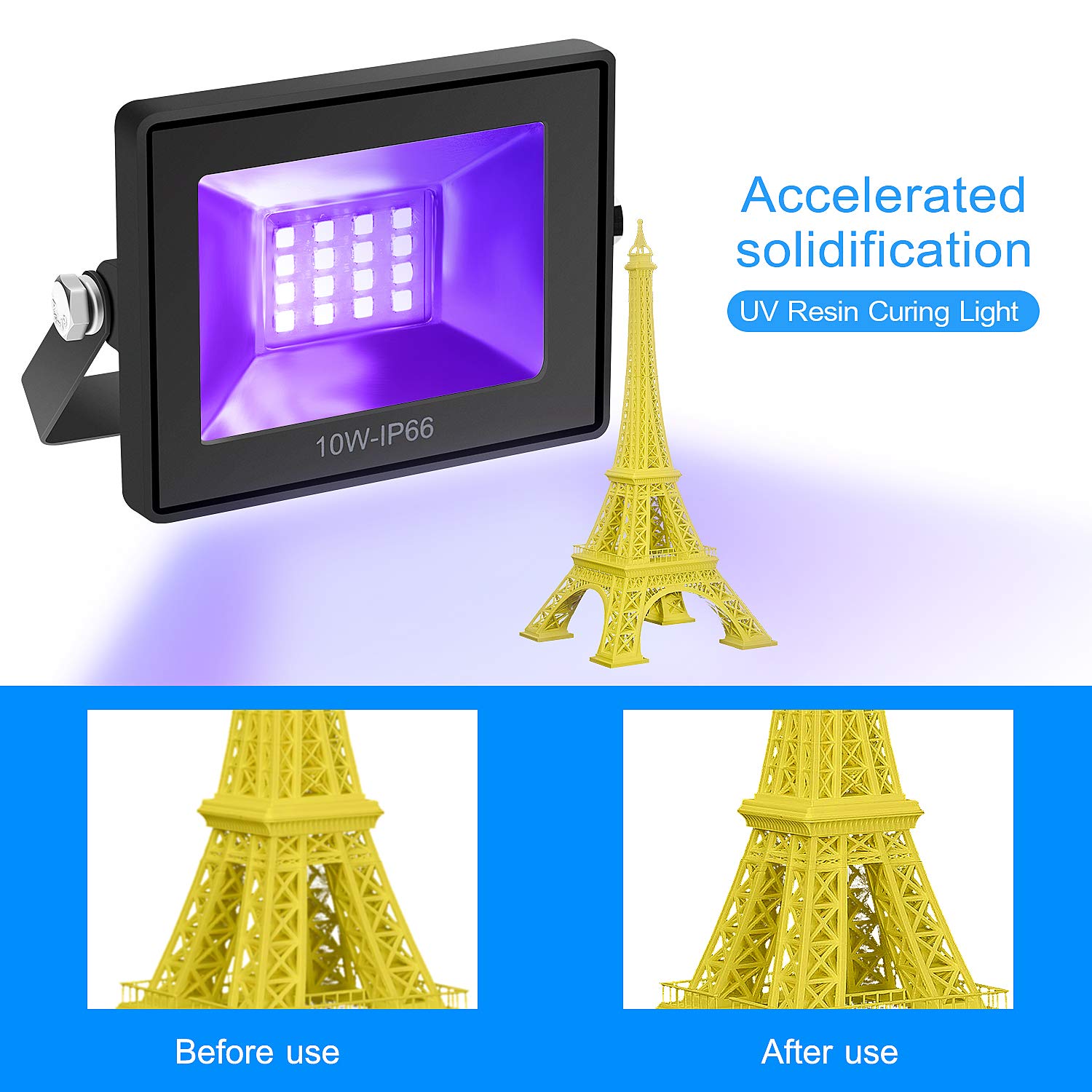 3d Drucker Uv Harz Harten Licht Fur Sla Dlp 10w Uv Harz Lampe 2020 Verbessert Usb Betrieben Lichtempfindliche Harzlampe Verfestigen 405nm Uv Harz Resin Licht Fur Diy Hartungsgehause 3d Druck Digitalisierung Gewerbe Industrie