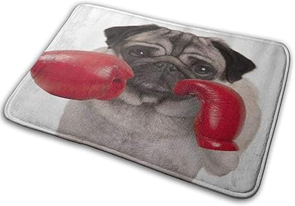 Amazon Niesikkla バスマット パグ犬ボクサーパンチ マット滑り止め ソフトタッチ 丸洗い 洗濯 台所 脱衣場 キッチン 玄関やわらかマット 40x 60cm Niesikkla キッチンマット 通販