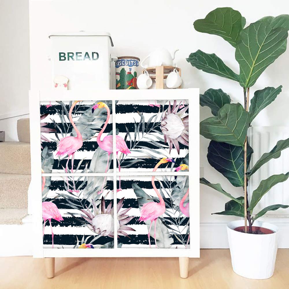 Alwayspon Furniture Sticker/Decals 33cmX33cmX4PCS For IKEA KE Expedit Kallax Shelving Unit Bookcase Storage Home Furniture Decor DIY PEEL & STICK Sticker