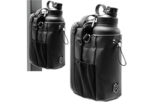 MAGNETIC BAG COMPANY Magnetic Gym Bag for Men and Women – Sling Bottle with Magnetic Attachment | Water Bottle Holder, Gym Pouch, Crossbody Bag for Travel, Sports, Work, Fitness