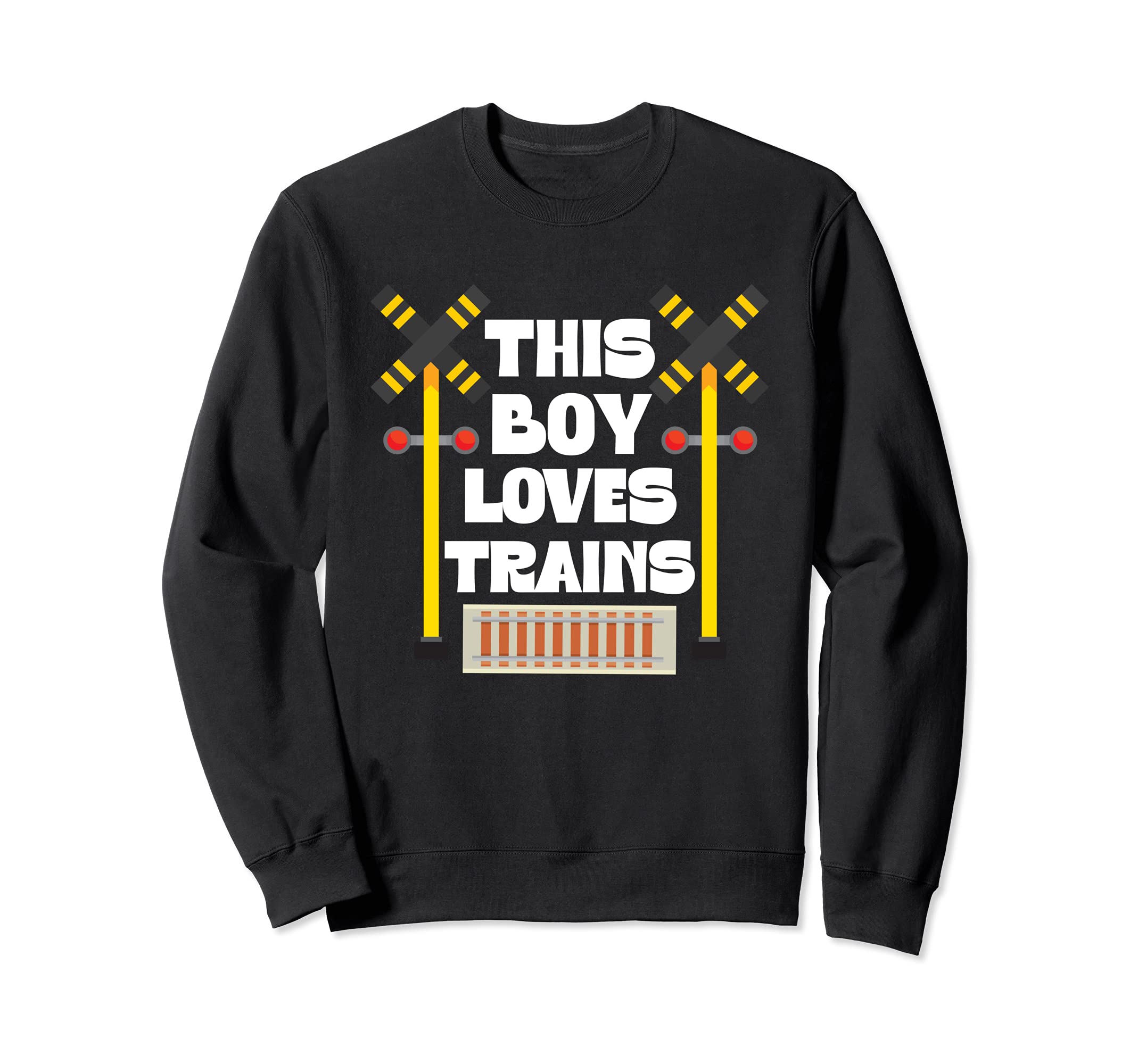 Train Lover Boys Model Train Collector Railroad Enthusiast Sweatshirt